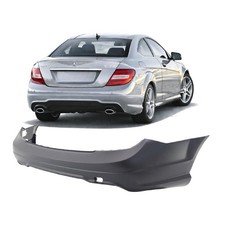 Rear Bumper Cover Primed for Mercedes Benz C250 C300 C350 2012-2015 MB1100287