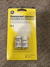 GE Fluorescent Starters, 2 Pack FS-4 - 30 and 40 Watt - 80620
