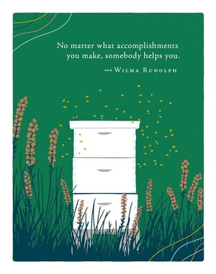 Positively Green Greeting Cards: Mentor - No matter what accomplishments (Pack o
