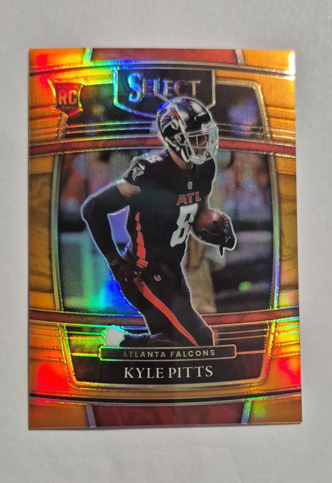 2021 Panini Select - Concourse Kyle Pitts #46 Orange Prizm /49 (RC)