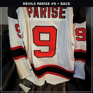 Zach Parise #9 New Jersey Devils Reebok NHL Jersey White Stitch NWT Team USA XL