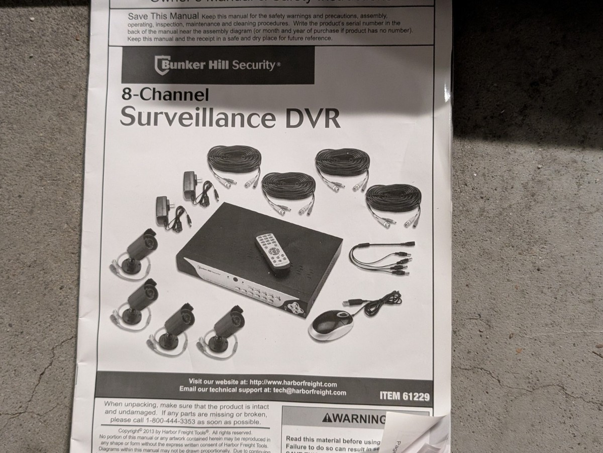 Surveillance Dvr Harbor Freight Surveillance Systems Surveillance
