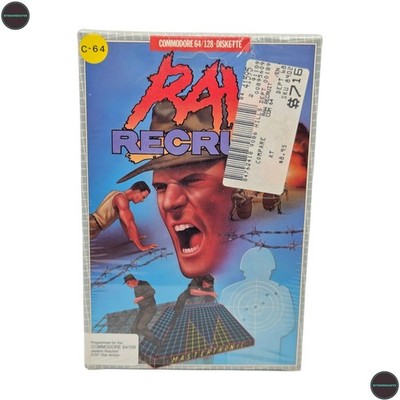 Raw Recruit Commodore 64 C64 Tape Spiel Big Box OVP Mastertronic 1988