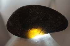 Black Sea Glass - 71g RAREST OLDEST Pirate 1800s Key West, Florida, USA fllo8