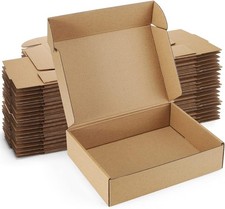 Shipping Boxes 9X6X2 Inches Brown Small Mailing Boxes 25 Pack Cardboard Corrugat