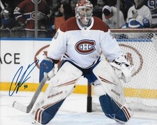 Signed Cayden Primeau Montreal Canadiens Autographed 8x10 Photo #4 Original