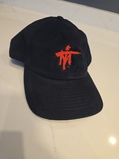 RARE IRON Mike TYSON BOXING OTHER Side  baseball HAT BLACK RED MT LOGO Deadstock