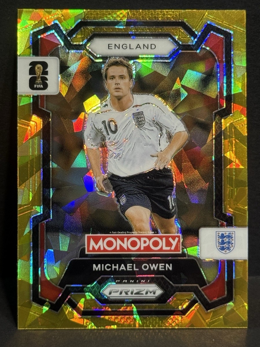 2026 Panini Prizm Monopoly FIFA World Cup England Michael Owen