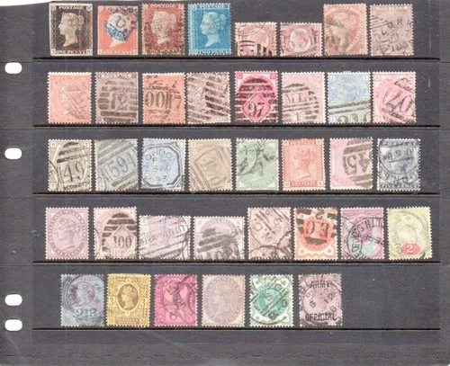 GB QV collection from 1d black fair to fine used. The odd mint.