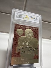 2006 Merrick Mint Feel The Game Tom Brady 2000 Draft Pick Patriots WCG Gem 10