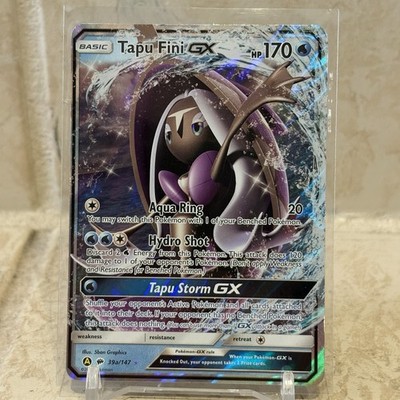 Tapu Fini GX 39a/147 Sun&Moon Alternate Art Promo Holo Rare Pokemon MP