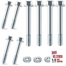 12 PCS Engine Stand Bolt Kit - M10-1.5 Stand Bolt Flange Compatible with LSX
