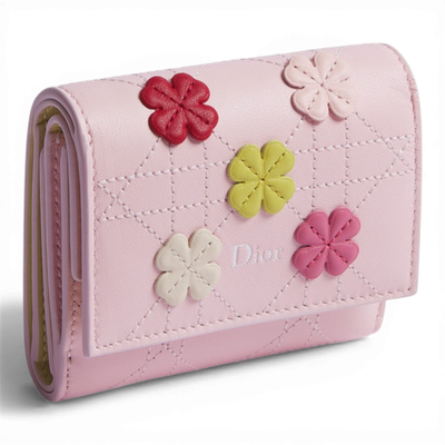 【2日まで ひめ】Dior ウォレット　Lady Dior Lotus DIOR | 【日本限定】Lady Dior Lotus ウォレット カナージュ ラムスキン