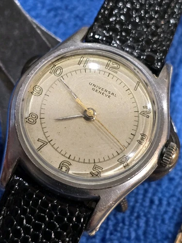Movimento 267 militare acciaio UNIVERSAL GENEVE 267 uomo vintage seconda guerra mondiale sporca dozzina