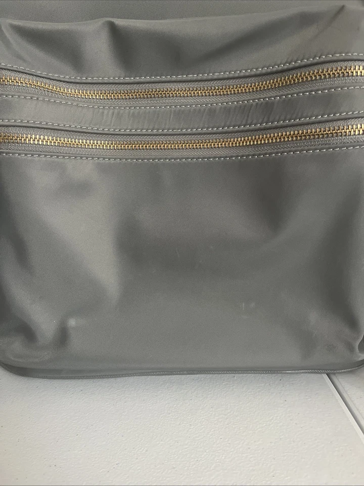 Kate Spade New York Large Nylon Grey Backpack Purse - Good Condition! - Image 2 of 4