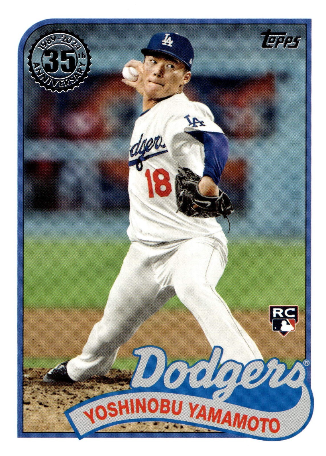 2024 Topps Series 2 - 1989 Topps Baseball Yoshinobu Yamamoto #89B2-48 (RC)