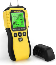 Moisture Dampness Meter Damp Detector Tester for Wood Walls Firewood Logs Floors