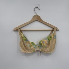 Vintage VS 1998 Summer Fairy Daisy Bra 38D Underwire Coquette Fairy Core Floral