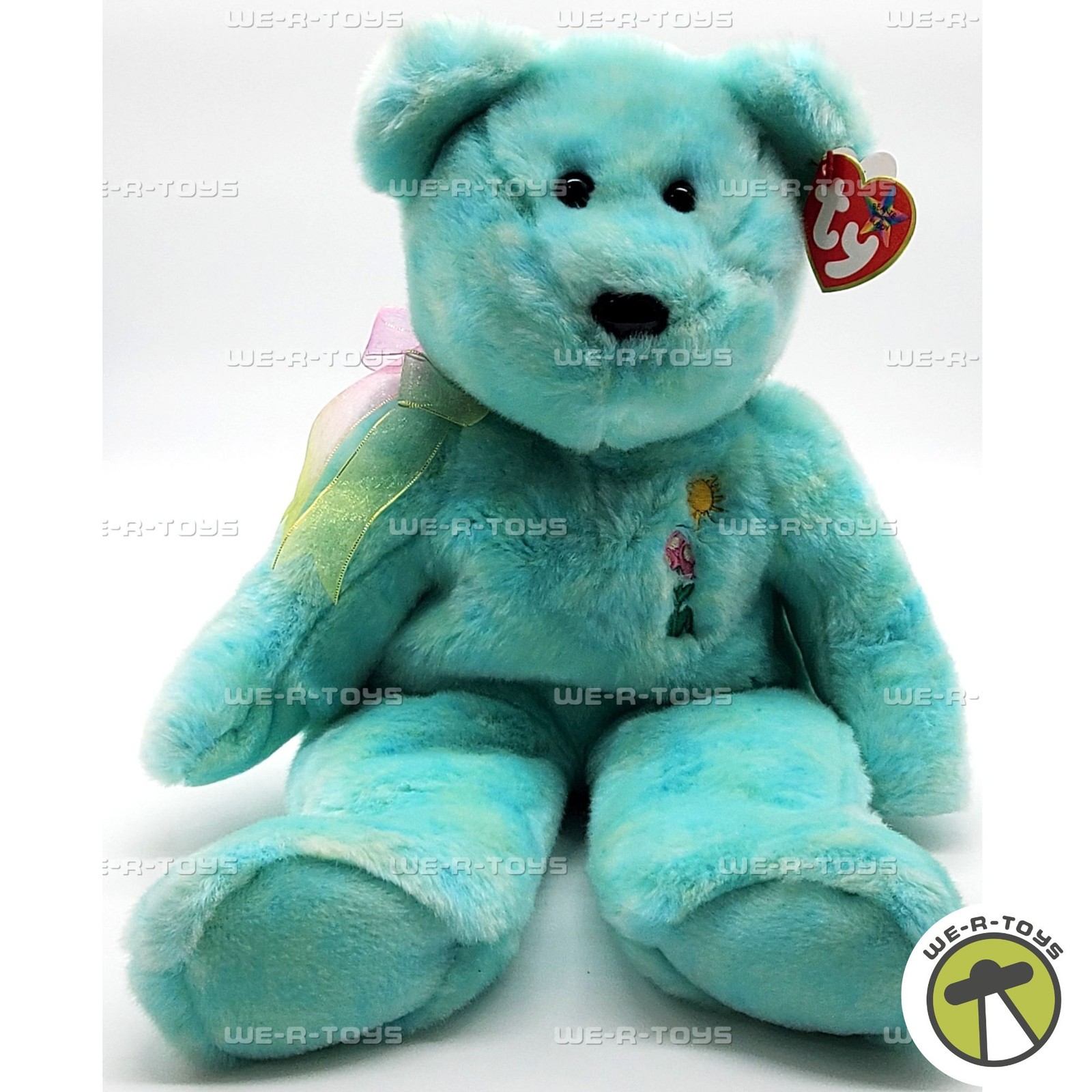 Ty Beanie Buddies Ariel The Bear 14"" Plush 2001