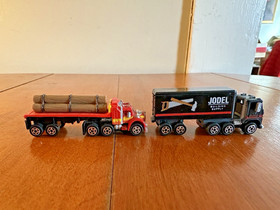 4 MICRO MACHINES Galoob #4 HEAVY WORKERS #7 Lumberjacks SEMI TRUCK COLLECTION