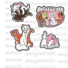 Disney Aristocats 4 pc dc Premade Scrapbook Page Paper Piece die cut