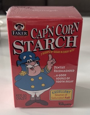 PoPaganda Cereal Killers Faker Cap'n Corn Starch Vinyl Figure Ron English SEALED
