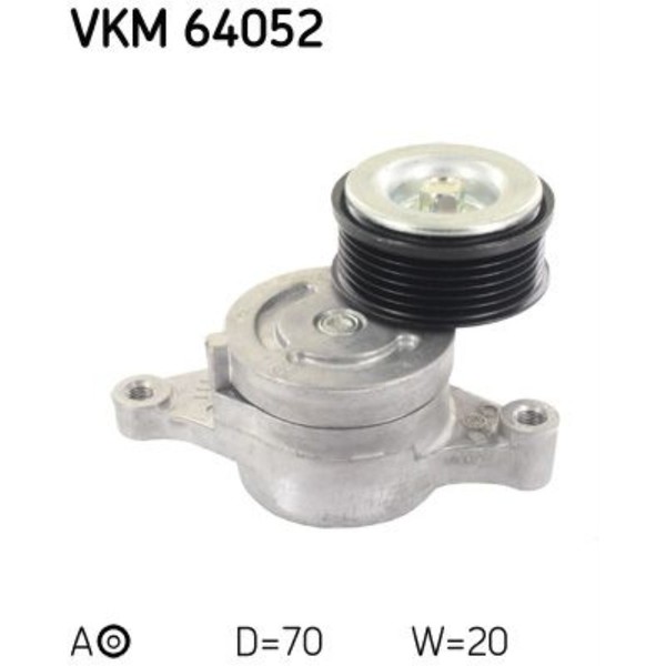 SKF Spannrolle Keilrippenriemen Automatisch Passend FüR Mazda 2 DE DH 3 DE 3-image