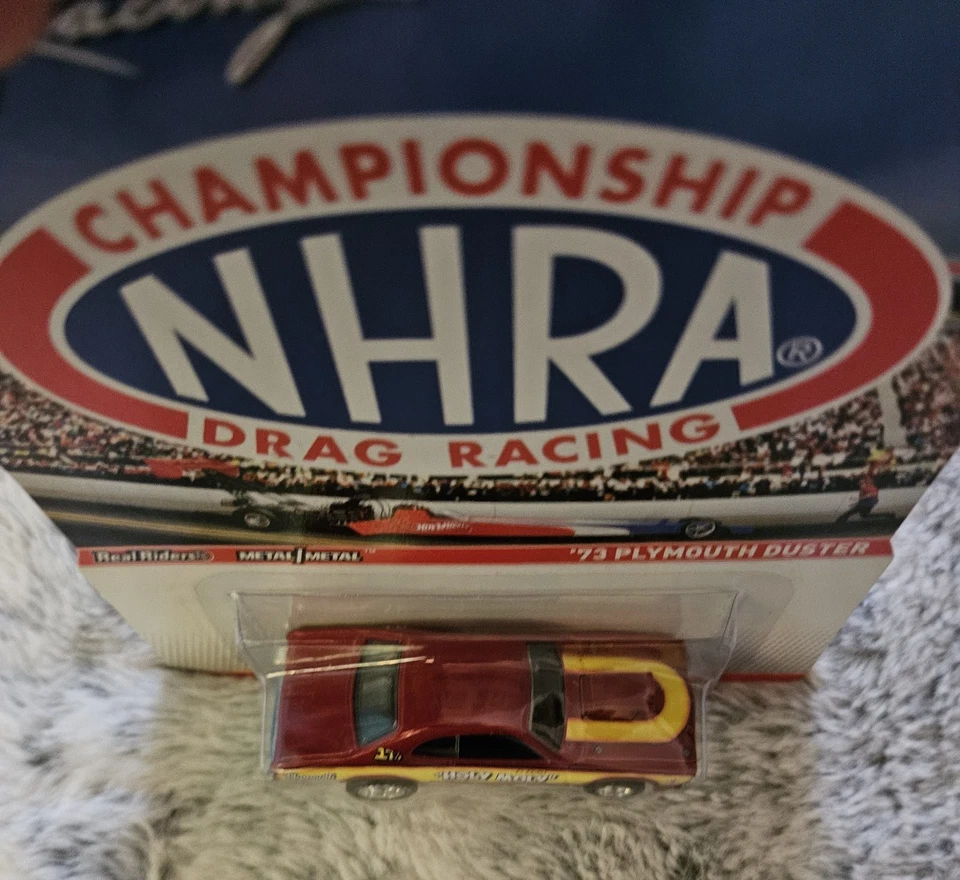 Hot Wheels NHRA Championship Drag Racing '73 Plymouth Duster Real Riders 2012 Foto 4 de 4