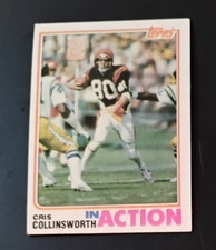 1982 Topps Cris Collinsworth  In Action Card #45 near mint -mint(see scan)