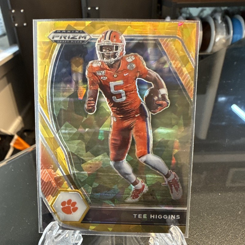 Tee Higgins 11 Card Rookie And More Lot (Cracked Ice, Prizm) 