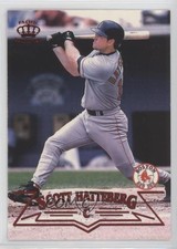 1998 Pacific Crown Collection Red Threatt Scott Hatteberg #42 0q3