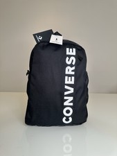 NUOVO Zaino Converse Speed 2 Nero• Borsa Unisex da Viaggio, Scuola