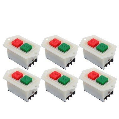 6Pcs Reusable Plastic Machine Safety Switch with Rapid Activation for Workshop