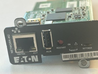 Eaton Gigabit NETWORK-M2 Card for UPS and PDU (NETWORK-M2)  733-A2254 rev:01
