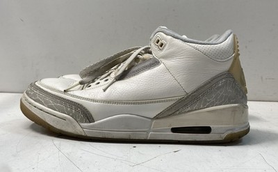 Nike Air Jordan 3 Retro Craft Ivory Men's Basketball Sneakers Size 10