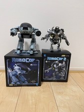 Hiya Toys Robocop Robocop Unit 2 Cain + Battle Damage ED-209 / 1/18 action figure