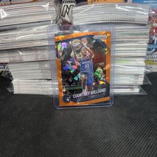 2025 Panini Prizm WNBA #69 Courtney Williams Orange Cracked Ice - Minnesota Lynx