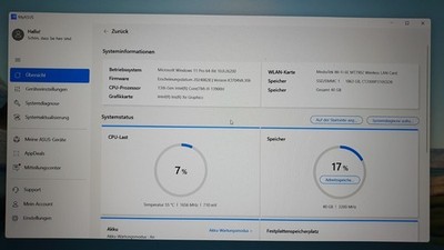 ASUS X17 K3704V   High End Intel  i9-13900H  2TB Speicher - 40GB RAM -17 zoll