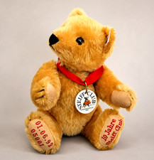 STEIFF Club Edition 2002 Decade Loyalty Teddy Bear 2002 gold mohair 420320 10"