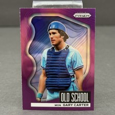 2022 Panini Prizm - Old School Gary Carter #OS-10 Purple Prizm