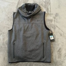 NWT Nike Therma Sphere Training Vest Pullover Sweater MEDIUM Sleeveless Gray