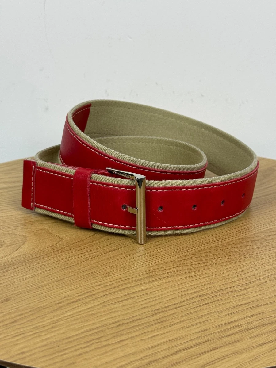 HUGO BOSS Leather Red Belts for Men for sale | eBay