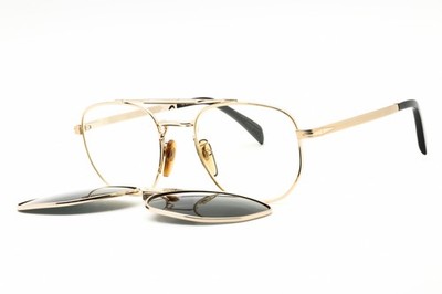 David Beckham DB 1082/G/CS 0RHL M9 Gold Black/Grey Polarized 52-20-145 Sungla...