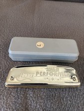 Huang Star Performer Harmonica Silver Metal. E Key