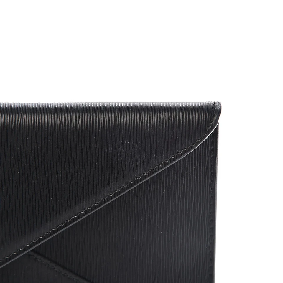 Prada Black Vitello Move Leather Long Envelope Wallet NEW - Image 3 of 4