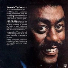 JOHNNIE TAYLOR "EARGASM" PREMIUM QUALITY USED LP (NM/EX)