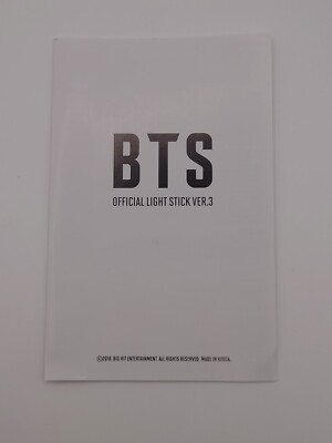 BTS Army Bomb Ver 3 Fan Official Light Stick with Box & Light