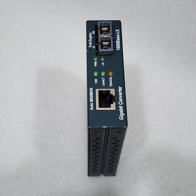 Convertisseur de Média Gigabit Ethernet, Built-in 1Gb Monomode SC Transceiver, 10-100-1000M RJ45