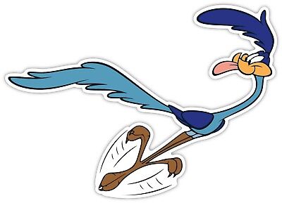 Road Runner Looney Tunes Cartoon Sticker Decal laptop wall car phone