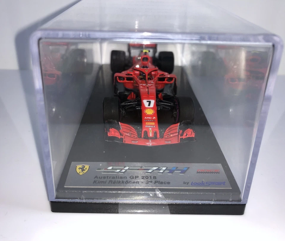 Looksmart Lsf1014 F1 1:43 Ferrari Sf71-h Kimi Raikkonen 2018 Australia No Spark - Immagine 2 di 3